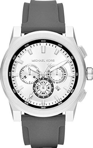 michael kors herren analog quarz uhr mit silikonarmband mkt4012|Michael Kors Everest Chronograph 45 mm .